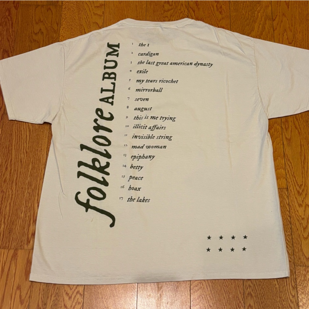 Taylor Swift Folklore Anniversary Collection UO Exclusive T-Shirt Dress - Picture 12 of 12